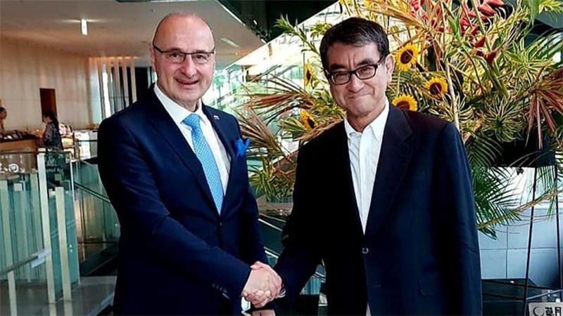 Grlić Radman u Japanu s ministrom za digitalnu transformaciju te hrvatskom zajednicom